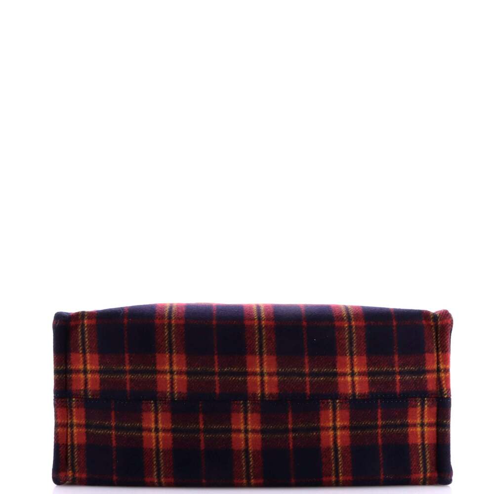 Celine Cabas Thais Tote Tartan Wool #254851C15B - Picture 4 of 7